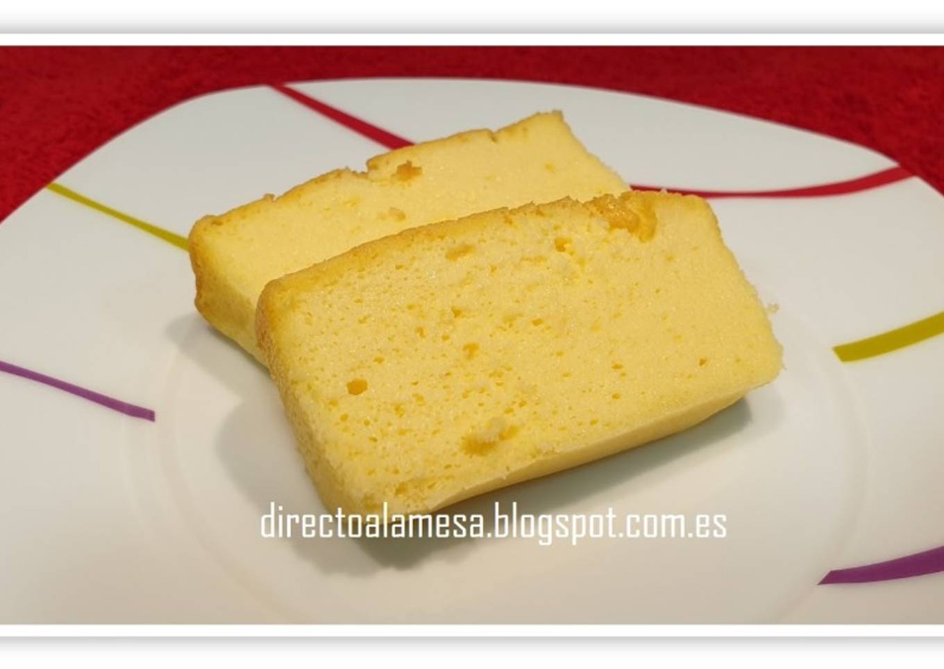 Pastel Japonés (con 3 ingredientes)