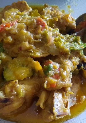 Foto resep Ayam Kampung Rica Cabe ijo Magic Com