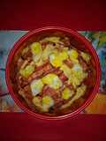 Pizza de Panceta y Huevos Fritos de Codorniz