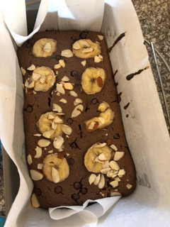 Una foto de Pan tipo brownie saludable