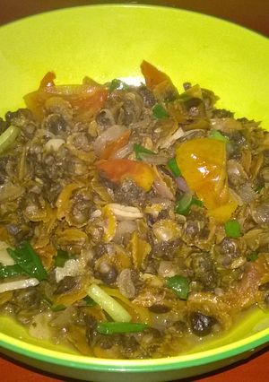 Foto resep Kerang Dara Kupas Tumis Asem-Asem Seger 😁