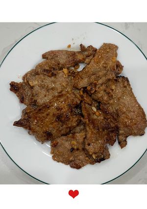 Hình của món Bò bít tết (cho em bé).