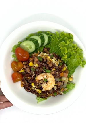 Hình của món Giảm cân - eat clean - d3: Cơm chiên thập cẩm (285calo).