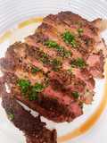 สเต็กเนื้อริบอาย (medium)