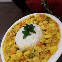 Thai curry A picture of Thai curry.
