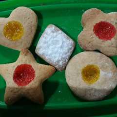 Una foto de Galletitas de mermelada y mogul