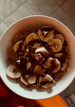 صورة لوصفة اسهل فطور بالشوفان 😋