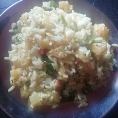 A picture of Veg pulav.