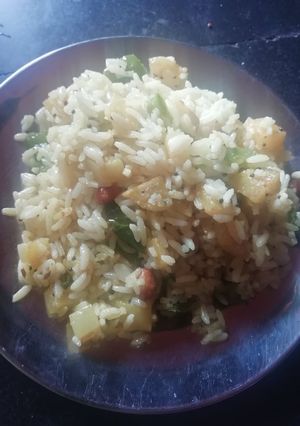 A picture of Veg pulav.