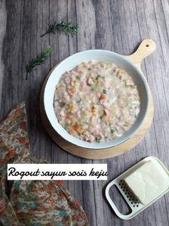 Foto resep Rogout sayur sosis keju