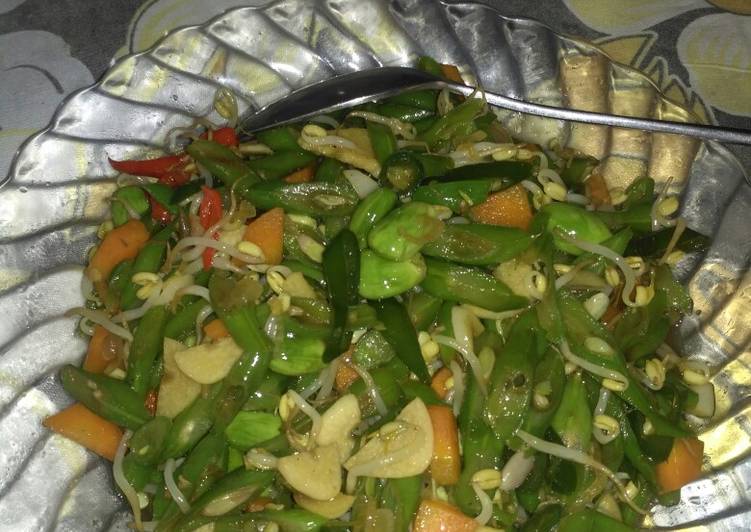 Resep Oseng buncis petai lombok ijo mantap, Bikin Ngiler
