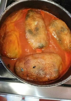 Una foto de Chiles rellenos de queso