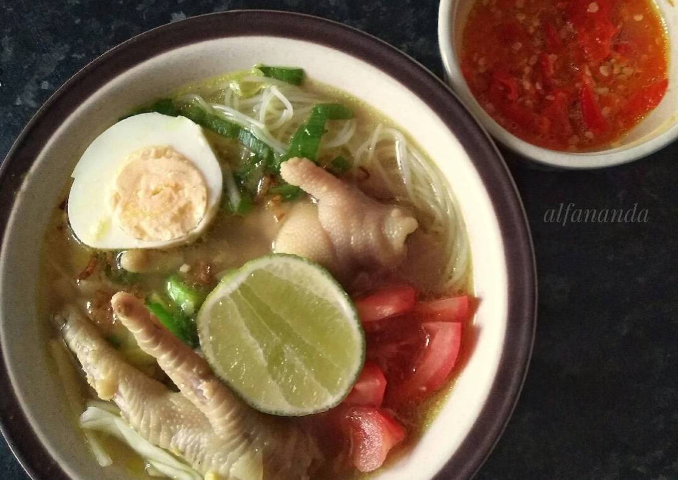 Soto Ceker Ayam