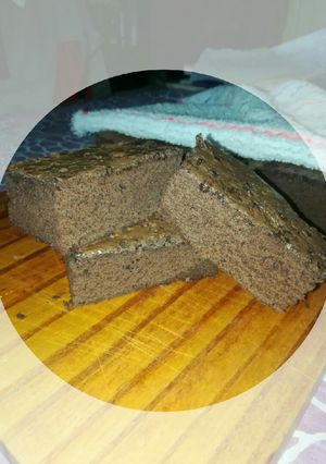 Una foto de Brownie en hornito eléctrico