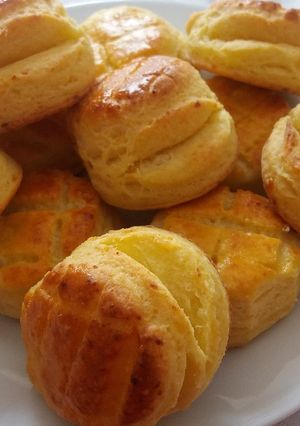 Habkönnyű túrós pogácsa recept fotója