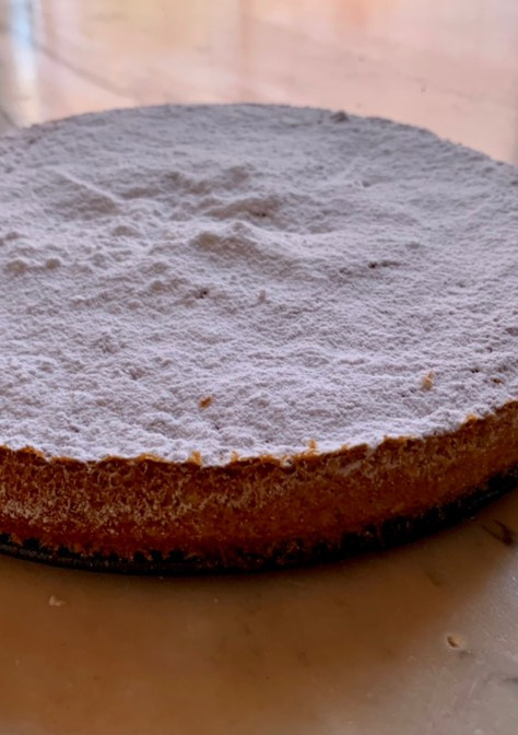 Una foto de Tarta De Santiago en Freidora de Aire