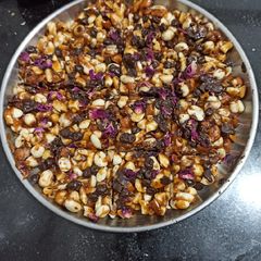 A picture of Dry fruit and chocolate Chikki.