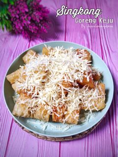 Foto resep Singkong Goreng Keju