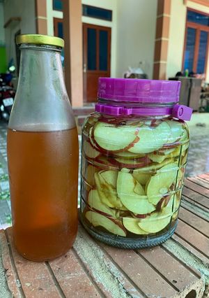 Hình của món Cách Làm Dấm Táo Lên Men Tự Nhiên.