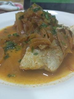 Una foto de Bacalao en escabeche