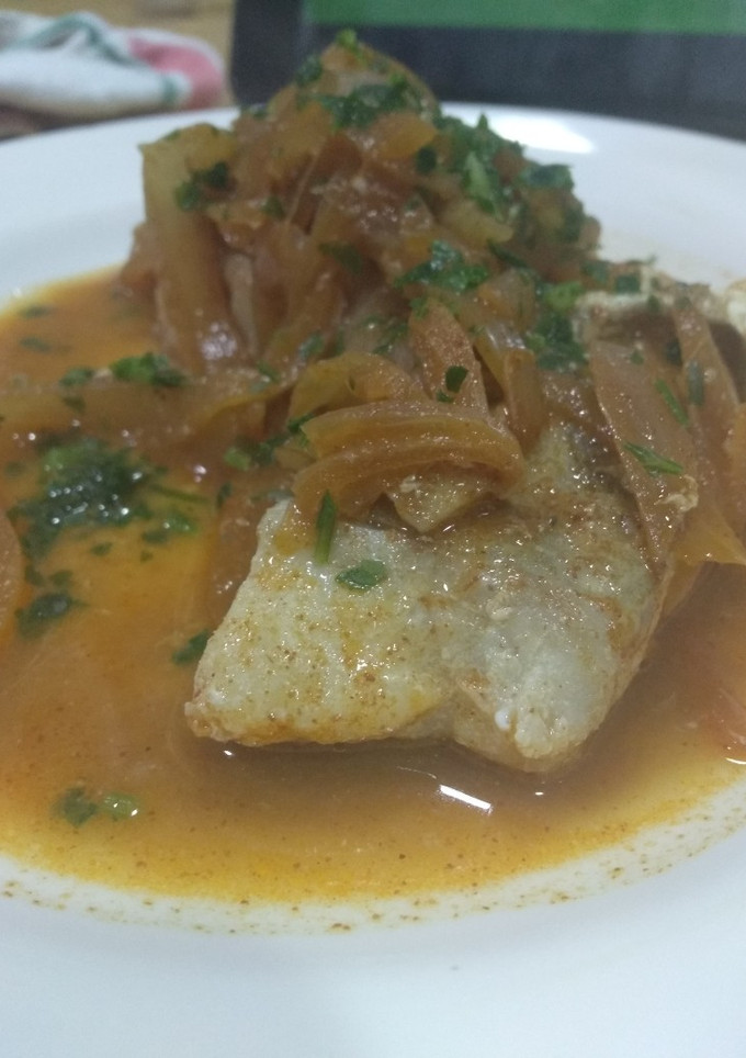Una foto de Bacalao en escabeche