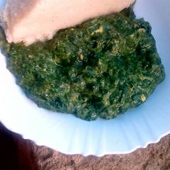 A picture of Mrenda and cream(Jute Mallow).