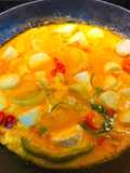 209-Moqueca de palmito com versão enriquecida e farofa de banana da Terra