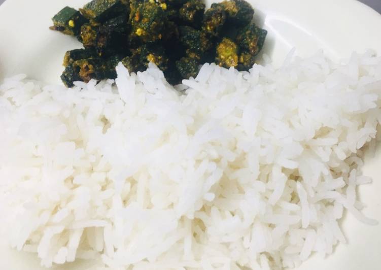 Recipe of Quick Okra Rice