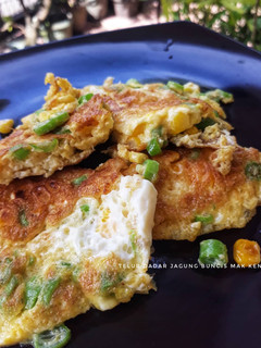 Foto resep Telur dadar jagung
