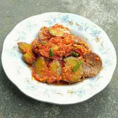 A picture of Jengkol balado teri medan #BikinRamadanBerkesan.