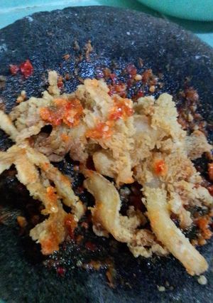 Foto resep Sambal jamur goreng