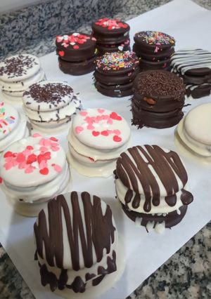 Una foto de Alfajores