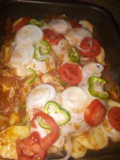 صورة لوصفة صينيه بطاطس بالفراخ 🐓🍗