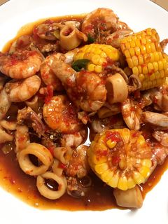 Foto resep Cumi Udang saos padang - Mix saos sambal bangkok