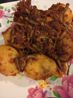 Foto resep Telur balado with ikan teri medan