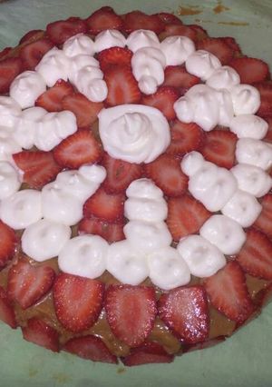 Una foto de Torta de frutilla