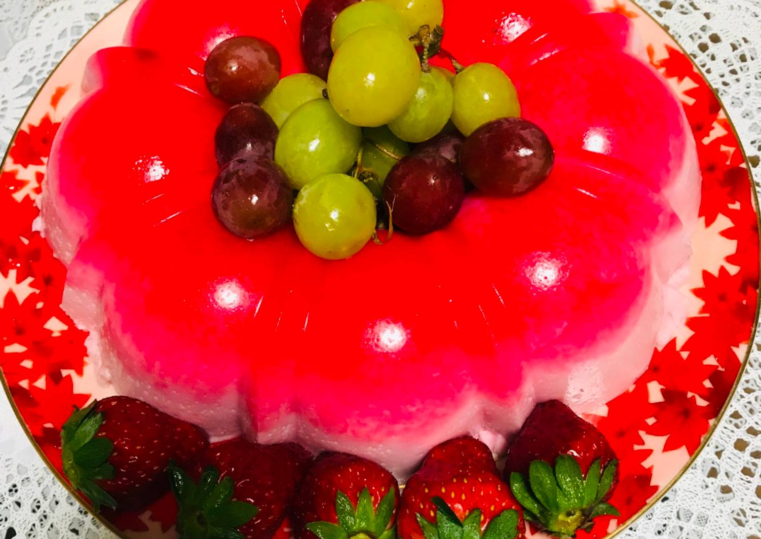 Gelatina Con Leche de Coco y Frutas!! Receta de yenit julia tajiri Cookpad