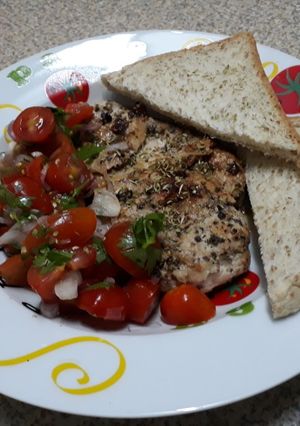รูปของ สเต๊กไก่พริกไทยดำ(ไม่เผ็ด)