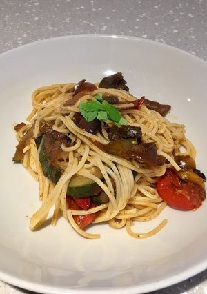 A picture of Super Simple Vegetable Spaghetti.