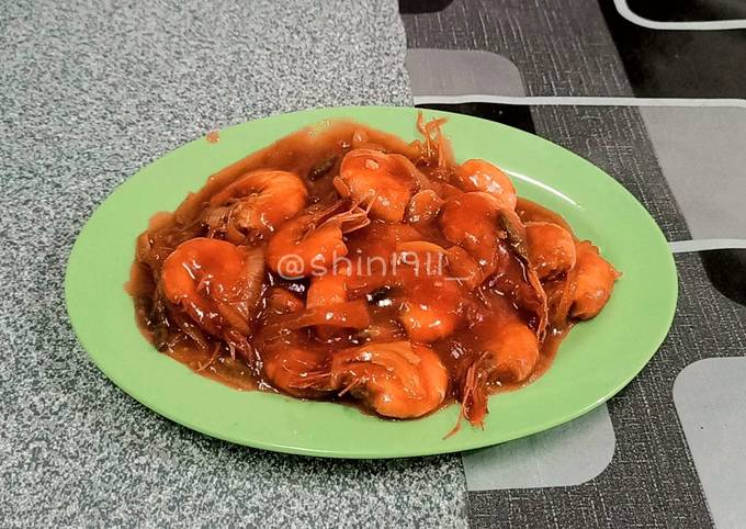 Resep Udang Saus Asam Manis Resep Udang Saus Asam Manis