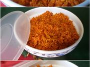 A picture of red pickled ginger