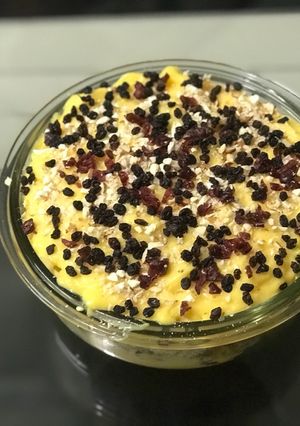 A picture of Fruit Custard Trifle.