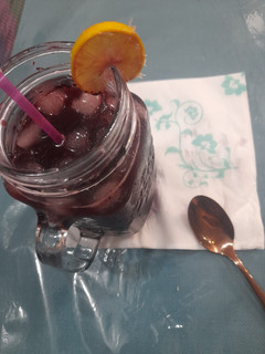 A picture of Cherry margarita 🍹.