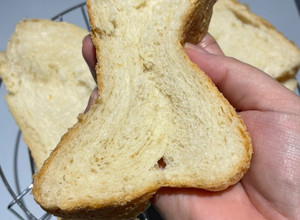 4. 生吐司(Twinbird麵包機/湯種法) 的食譜成品照片
