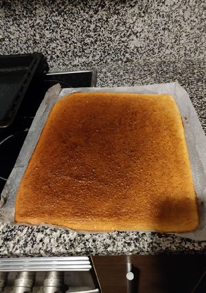 Una foto de Pionono dulce casero