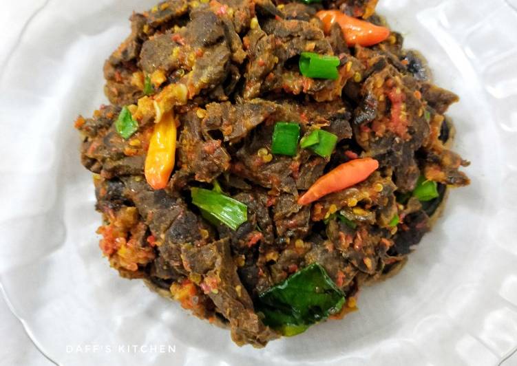 Bahan Membuat Oseng Paru Pedas🌶️, Lezat