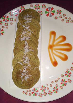 A picture of Moong dal mini pancake (healthy).