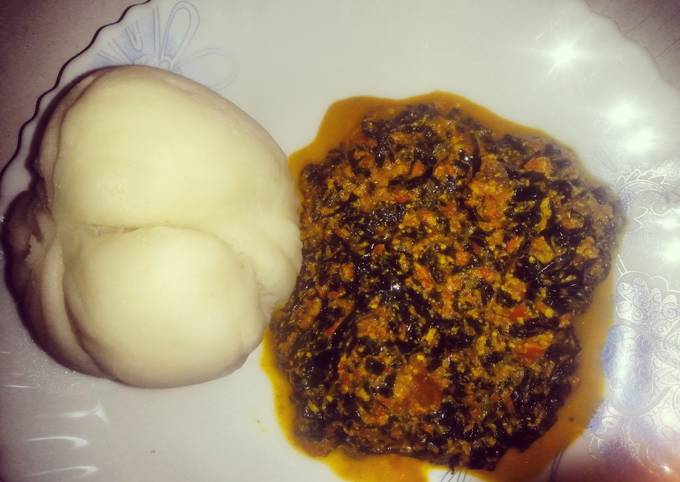 How to Make Speedy Pounded yam and egusi soup