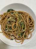 Creamy Spaghetti Gandum (tanpa minyak/diet clean eat)