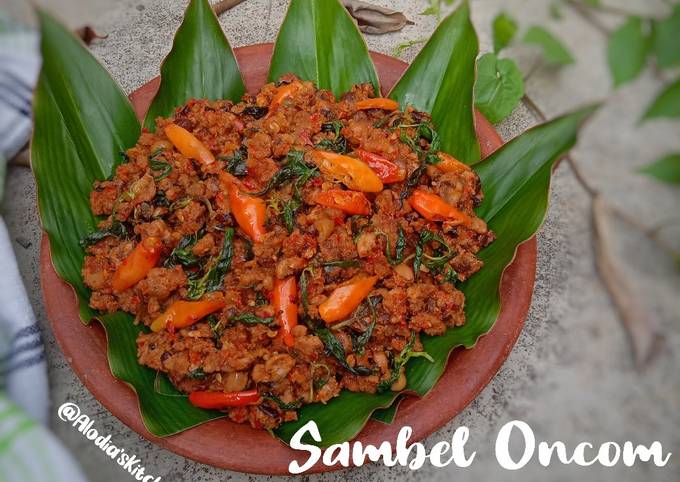 Sambel Oncom Kemangi